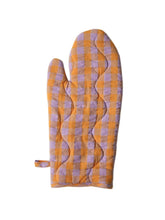 Load image into Gallery viewer, Mosey Me - Kumquat Bloom Seersucker Oven Mitt