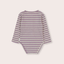 Load image into Gallery viewer, Olive + The Captain - Viola Stripe Long Sleeve Bodysuit