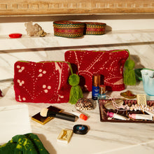 Load image into Gallery viewer, Sage x Clare - Lucia Terry Pouch - Crimson