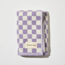 Load image into Gallery viewer, Hand Towel in Lilac Check