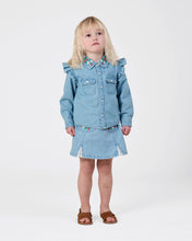 Load image into Gallery viewer, Goldie + Ace - Wild Strawberry Chambray Shirt