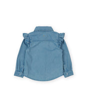 Load image into Gallery viewer, Goldie + Ace - Wild Strawberry Chambray Shirt