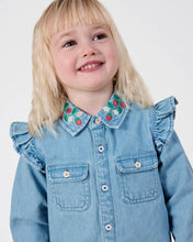 Load image into Gallery viewer, Goldie + Ace - Wild Strawberry Chambray Shirt
