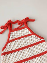 Load image into Gallery viewer, Freckles the label - Crochet Knit Cotton Romper