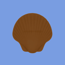 Load image into Gallery viewer, Golden Child - Shell Baby Teether: Golden Blue