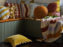 Load image into Gallery viewer, Olive Poppy Cushion: With Insert