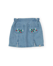 Load image into Gallery viewer, Goldie + Ace - Wild Strawberry Chambray Skirt