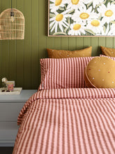 Load image into Gallery viewer, Mosey Me - Sundae Seersucker Quilt Cover - Queen