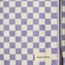 Load image into Gallery viewer, Hand Towel in Lilac Check
