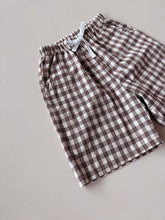 Load image into Gallery viewer, Freckles the Label - Pop's Bermuda Shorts | Brown Tartan