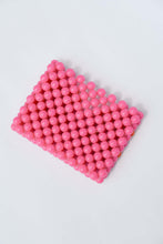 Load image into Gallery viewer, BEADED CARD HOLDER - PINK/ORANGE