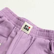Load image into Gallery viewer, BY GEE - Cropped Wide Leg Cargo Pant Lavender
