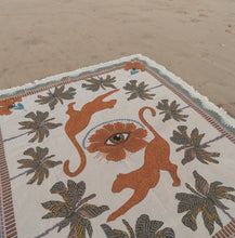 Load image into Gallery viewer, Wandering Folk - Eye of the Jungle Throw Dune