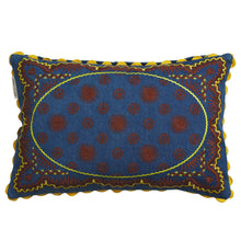 Load image into Gallery viewer, Sage x Clare - Anneliese Reversible Denim Cushion - Peridot Feather Insert