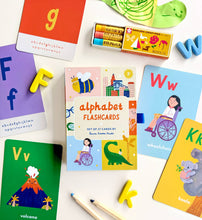 Load image into Gallery viewer, A-Z Illustrated Alphabet Flashcards - Kids Toys and Learning