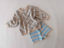 Load image into Gallery viewer, Freckles the Label- Cotton Knit Jumper | Bluebell