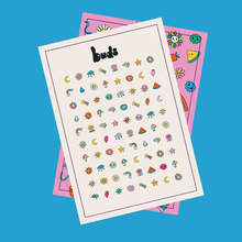 Load image into Gallery viewer, Buds Nail Stickers - Weather