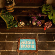 Load image into Gallery viewer, Sage X Clare - Rome Nudie Bath Mat Turquoise