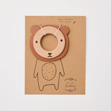 Load image into Gallery viewer, Over the Dandelions- Bailey the Bear Teether Wood + Silicone