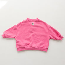 Load image into Gallery viewer, BY GEE - Cotton Boxy Sweatshirt - Peony
