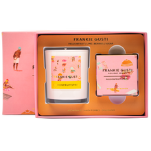 Load image into Gallery viewer, Frankie Gusti - Holiday Series Candle + Steamer Duo | Passionfruit Spritz
