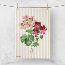 Load image into Gallery viewer, Geranium Tea Towel