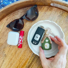 Load image into Gallery viewer, Felt House Keychain Charm