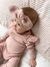 Load image into Gallery viewer, Rai Co Ribbed Knotted Headbands: Beige