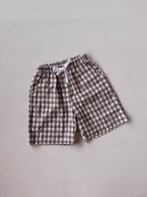 Load image into Gallery viewer, Freckles the Label - Pop's Bermuda Shorts | Brown Tartan