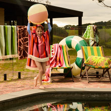 Load image into Gallery viewer, Sage x Clare - June Nudie Rudie Hooded Towel - Dahlia