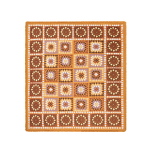 Load image into Gallery viewer, Wandering Folk - Granny Square Throw - Chai