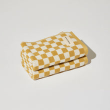 Load image into Gallery viewer, Hand Towel in Yellow Check