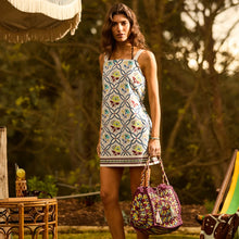 Load image into Gallery viewer, Sage x Clare - Solara Raffia Bag - Burnt Cherry