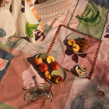 Load image into Gallery viewer, WANDERING FOLK - ANNIE EVERINGHAM PICNIC RUG - PATCHWORK SEA