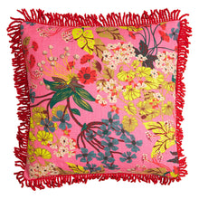 Load image into Gallery viewer, Sage x Clare - Genevieve Square Fringe Cushion