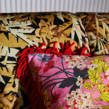 Load image into Gallery viewer, Sage x Clare - Genevieve Square Fringe Cushion
