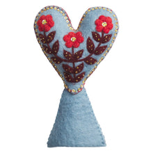 Load image into Gallery viewer, Sage x Clare - Delilah Felt Heart Tree Topper