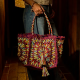 Load image into Gallery viewer, Sage x Clare - Solara Raffia Bag - Burnt Cherry