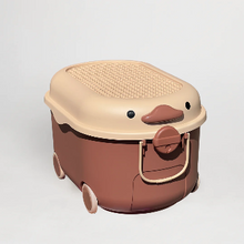 Load image into Gallery viewer, Cowrie & Conch ‘Ride a Long Storage' - Cocoa Pops Duck - (Large)