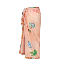 Load image into Gallery viewer, Wandering Folk - ANNIE EVERINGHAM SARONG - PASTEL SEA