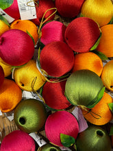 Load image into Gallery viewer, La Dolce Vita Silk Fruit Bauble 8cm