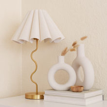 Load image into Gallery viewer, Paola & Joy - Cora Table Lamp Neutral / Gold