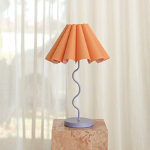 Load image into Gallery viewer, Paola & Joy - Cora Table Lamp Tropical Peach / Purple