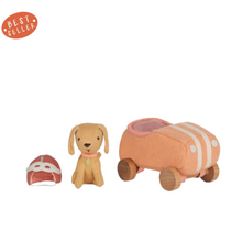 Load image into Gallery viewer, Olli Ella - Holdie Dog-Go - Racer Girl (Pink)