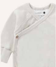 Load image into Gallery viewer, Susukoshi - Organic Kimono Bodysuit L/S - Salt