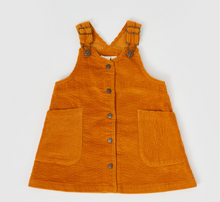 Load image into Gallery viewer, Goldie + Ace - Polly Corduroy Pinafore Dress - Golden