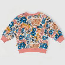 Load image into Gallery viewer, Goldie + Ace - Willa Wildflower Relaxed Terry Sweater