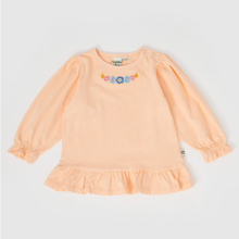 Load image into Gallery viewer, Goldie + Ace - Isla Embroided Frill Top - Peach
