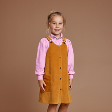 Load image into Gallery viewer, Goldie + Ace - Polly Corduroy Pinafore Dress - Golden