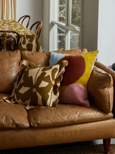 Load image into Gallery viewer, Mosey Me - Olive Poppy Cushion